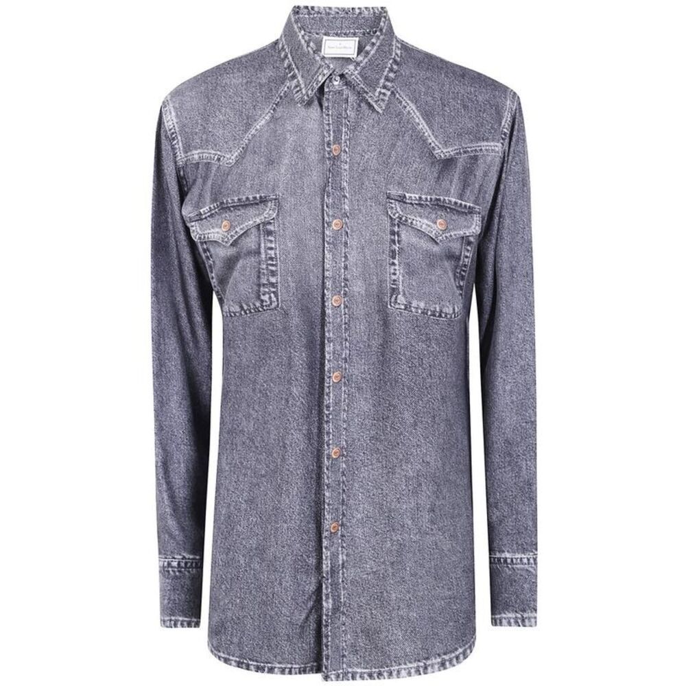 PIERRE LOUIS MASCIA Women's Denim Shirt Women MULTICOLOUR Shirts